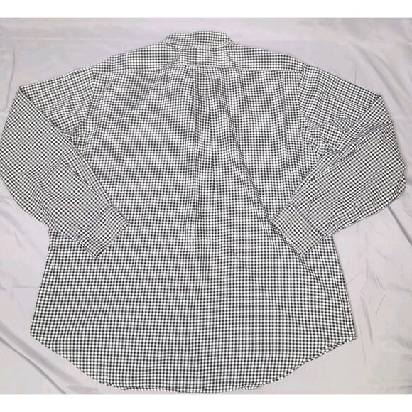 Ralph Lauren Classic Fit Mens 100% Cotton Navy Striped Long Sleeve Button Down - Picture 5 of 6